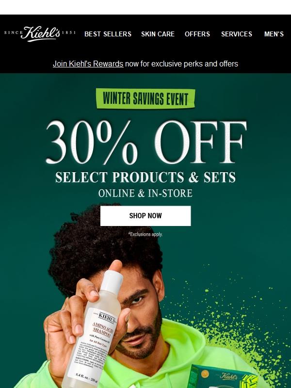 That Kiss Me With Kiehl's Set? It’s 30% OFF!