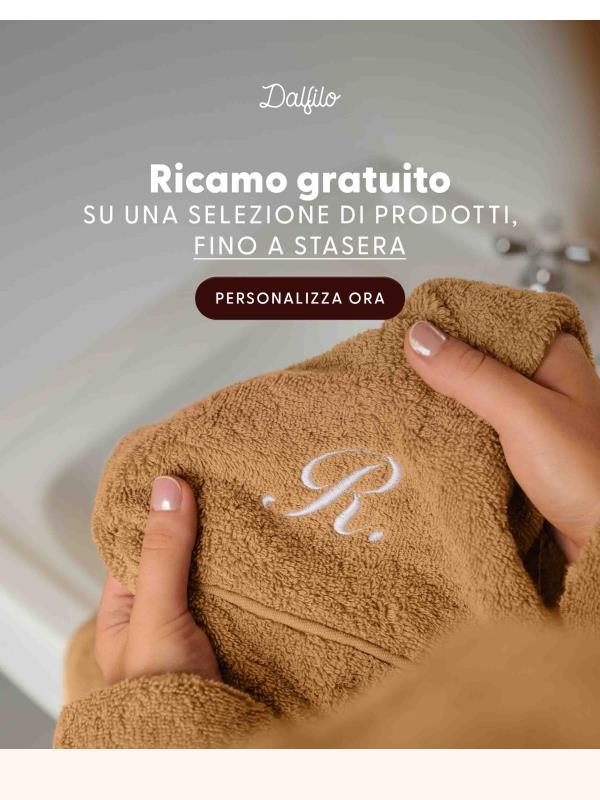 ⏳ Ultime ore per il Ricamo Gratuito