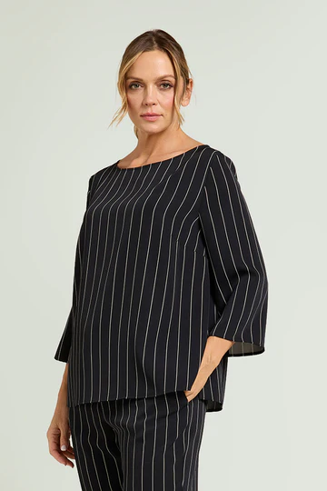 BLUSA IN CADY GESSATO