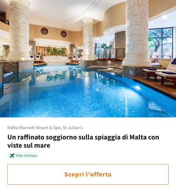 Un raffinato soggiorno sulla spiaggia di Malta con viste sul mare