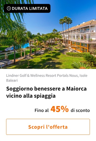 Soggiorno benessere a Maiorca vicino alla spiaggia