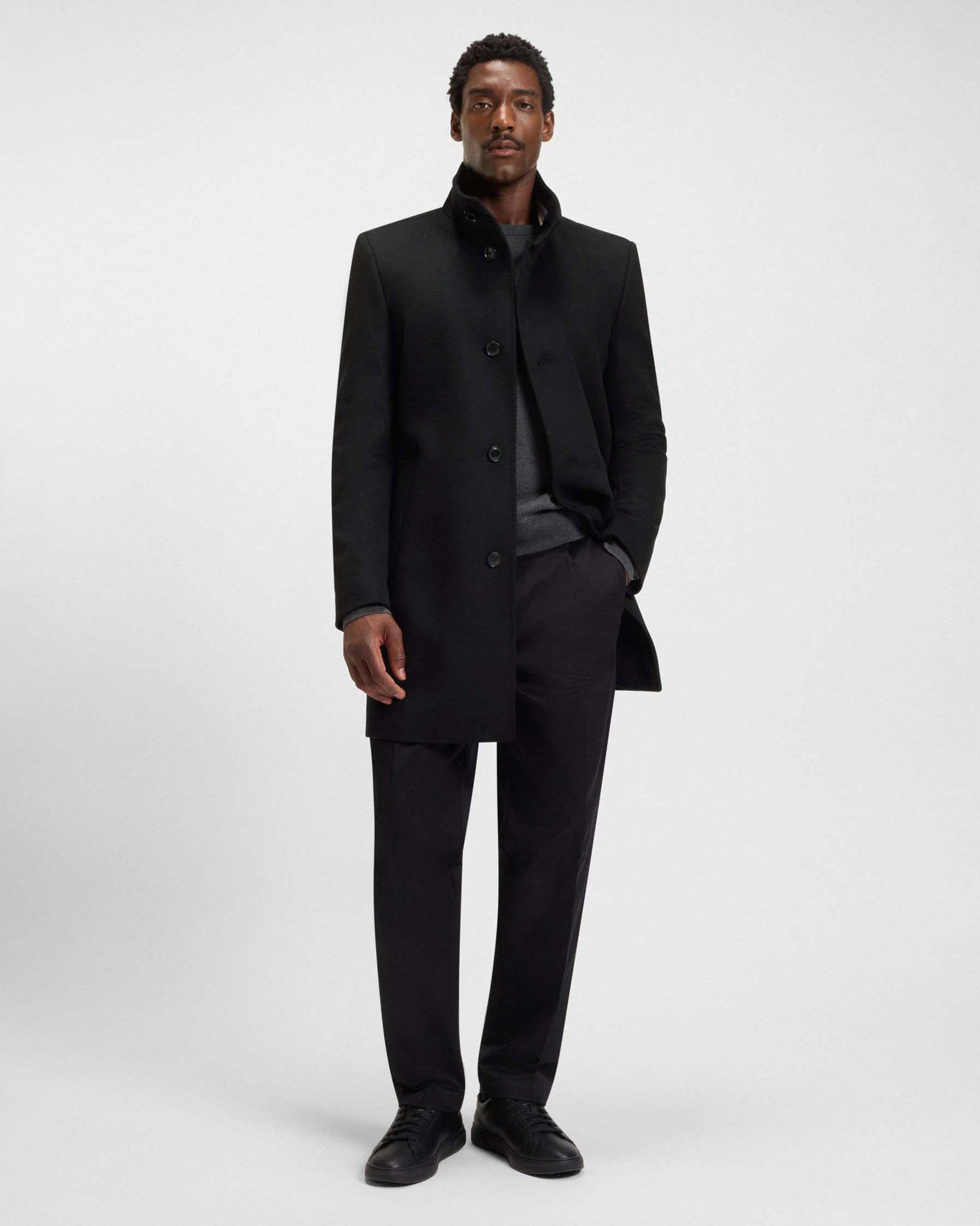 Acquista Cappotto Boss Hyde Stand Up