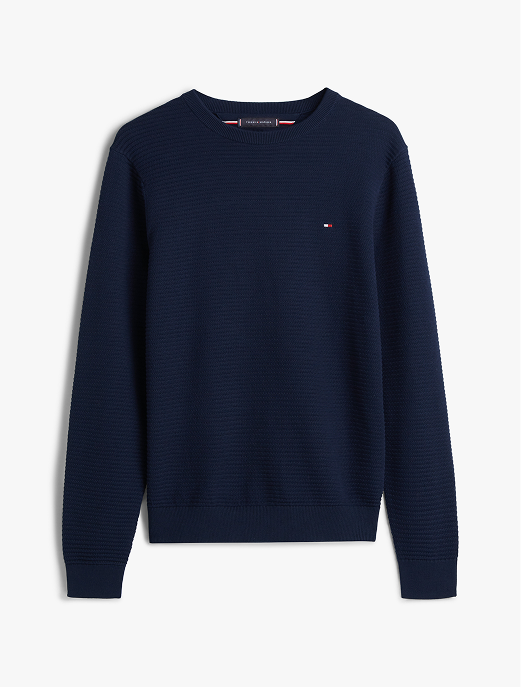Pullover in maglia tramata