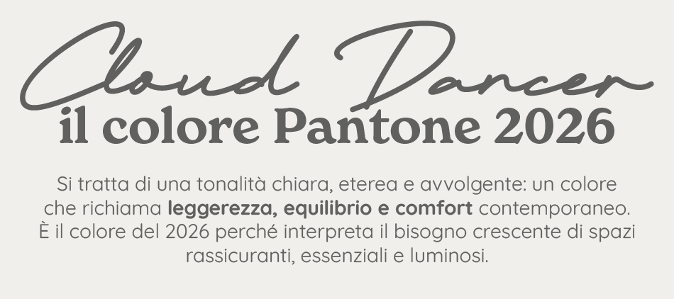 Cloud Dancer: pantone 2026
