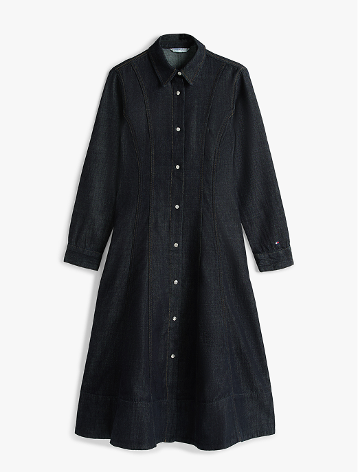 Chemisier midi in denim