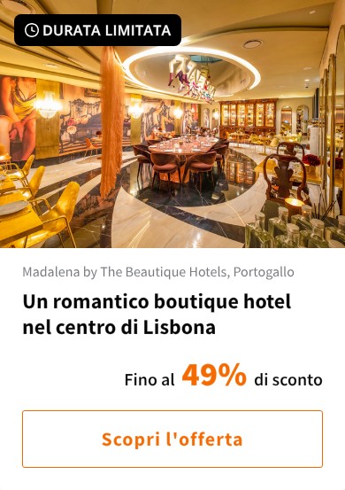 Un romantico boutique hotel nel centro di Lisbona