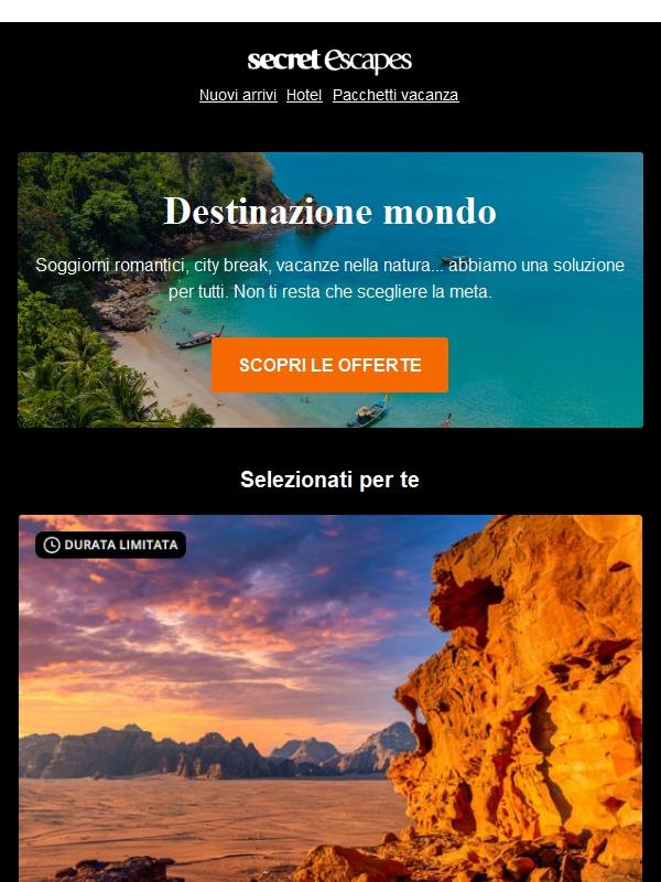 🧳 Offerte esclusive a prezzi imperdibili