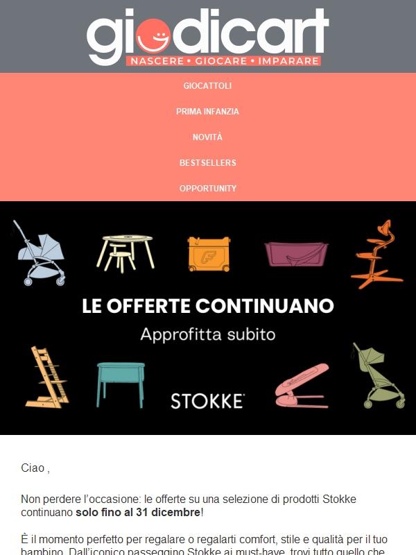 Le offerte Stokke continuano fino al 31 dicembre 🎁