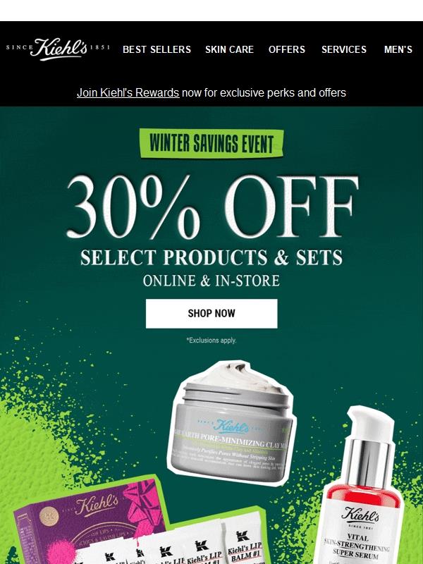 Stock Up & Save: 30% OFF Winter Favorites