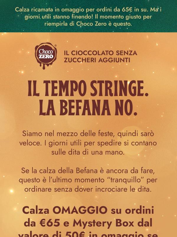 Mancano pochissimi giorni per far arrivare la calza! 👵