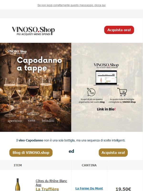 🎆 VINOSO | Capodanno è una serata a tappe