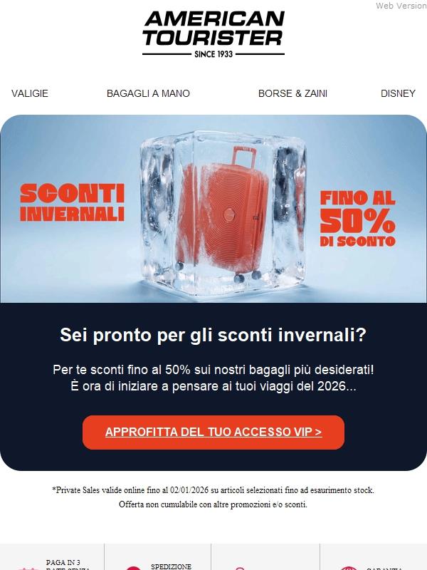 Il tuo accesso VIP agli sconti invernali