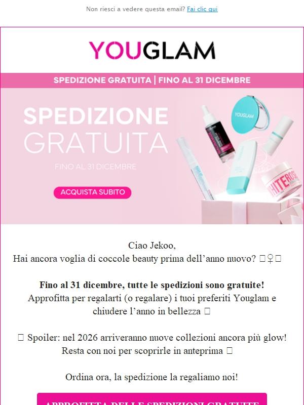 🚚 Spedizioni gratuite fino al 31 dicembre!