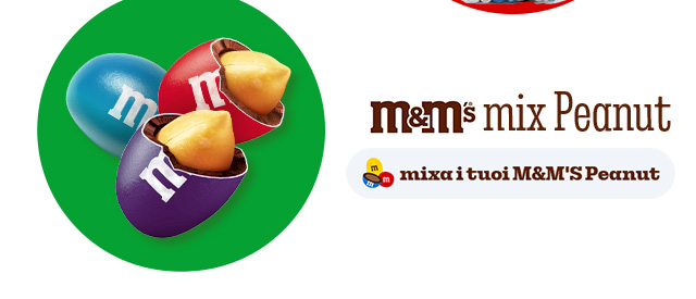MIXA I TUOI M&M'S PEANUT