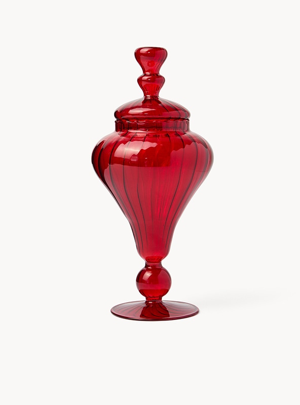 Porta dolci in vetro borosilicato ad albero