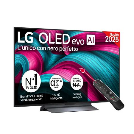 TV 48 pollici LG OLED evo AI C5 4K Smart TV 2025