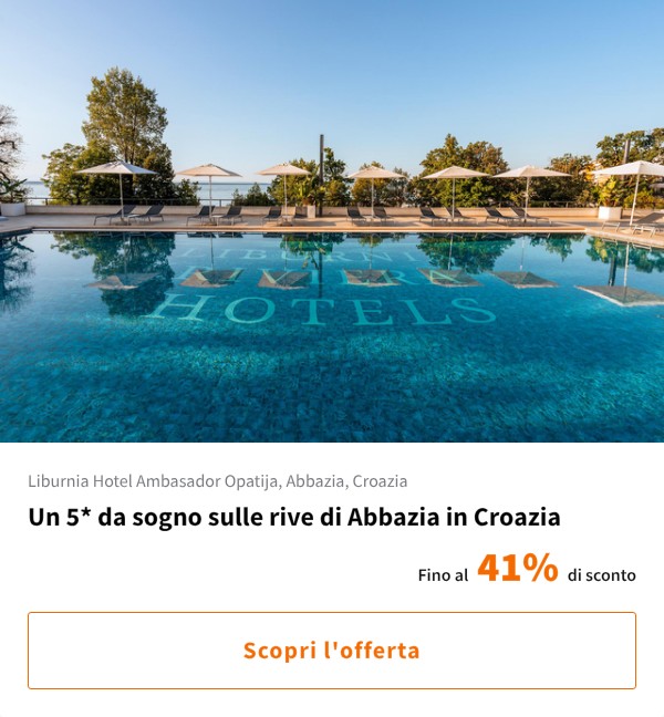 Un 5* da sogno sulle rive di Abbazia in Croazia