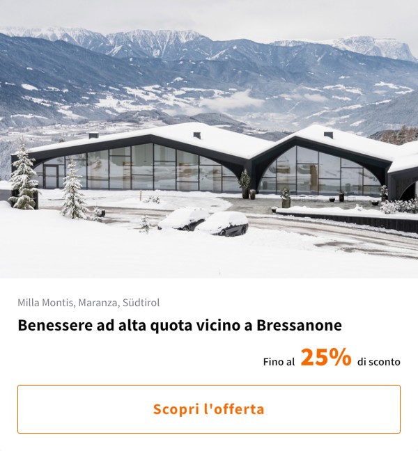 Benessere ad alta quota vicino a Bressanone