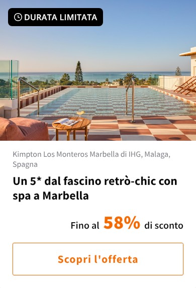 Un 5* dal fascino retrò-chic con spa a Marbella