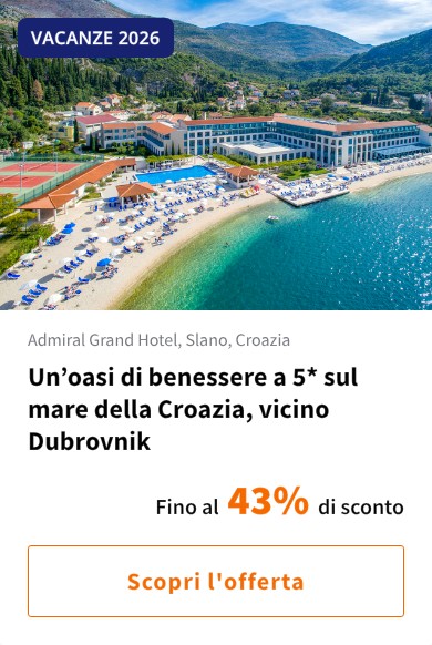 Un%27oasi di benessere a 5* sul mare della Croazia, vicino Dubrovnik