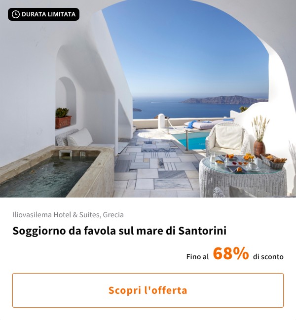 Soggiorno da favola sul mare di Santorini
