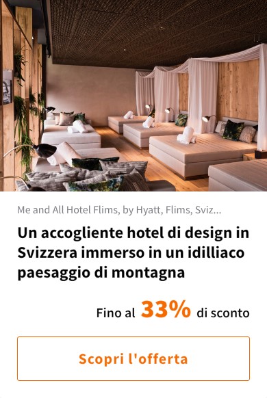 Un accogliente hotel di design in Svizzera immerso in un idilliaco paesaggio di montagna