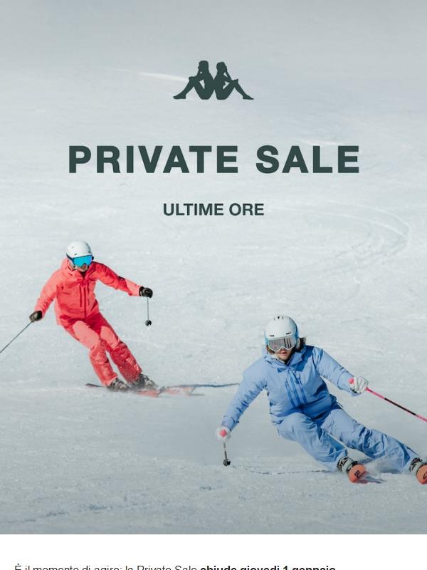 ⌛ Ultima chiamata per i Private Sale