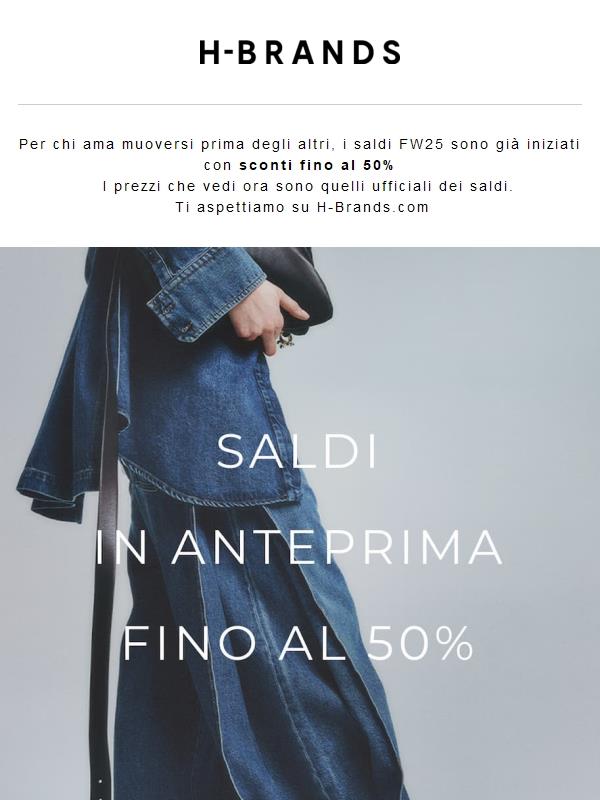 Saldi fino -50% ✨