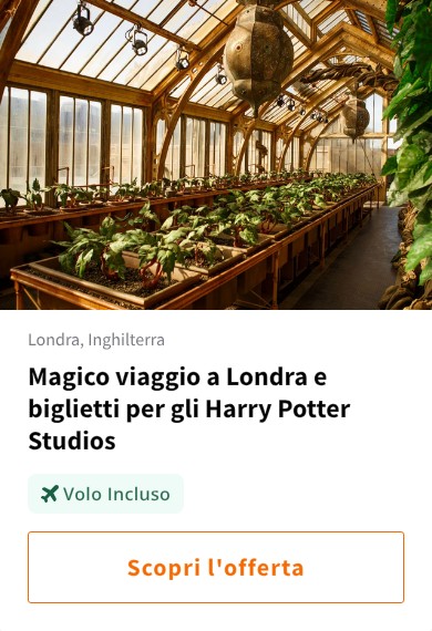 Magico viaggio a Londra e biglietti per gli Harry Potter Studios