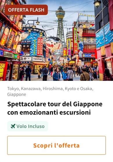 Spettacolare tour del Giappone con emozionanti escursioni