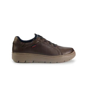Callaghan Sneakers Slip On Uomo in Pelle Marrone