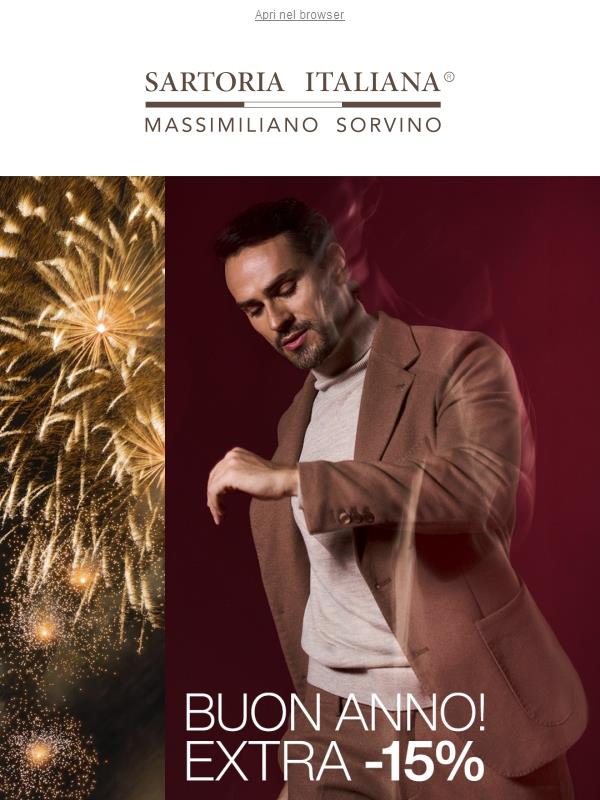 Buon Anno: Extra -15% sui Presaldi fino al -50% - Solo online