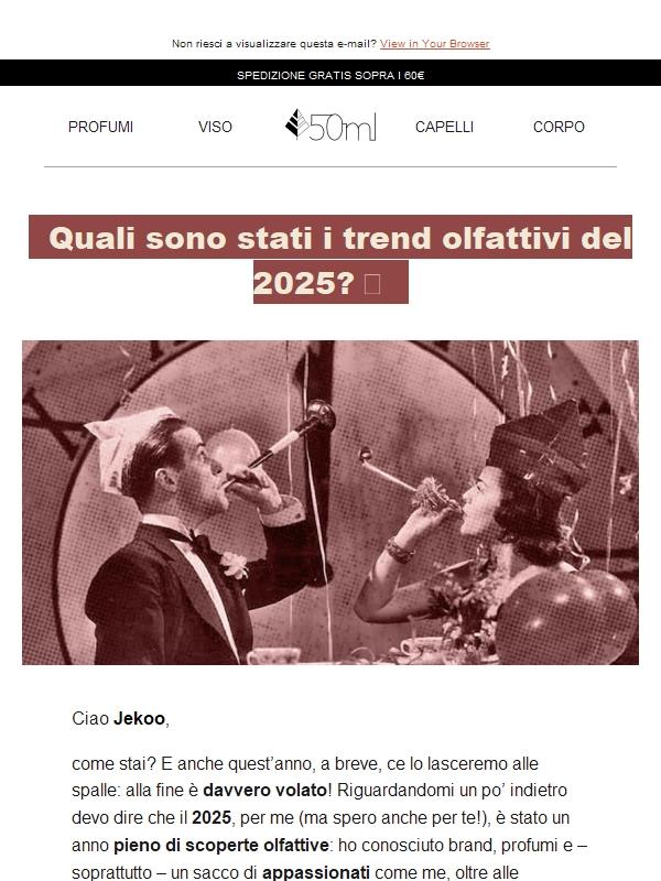 Jekoo, salutiamo l’anno con i trend olfattivi del 2025! ✨