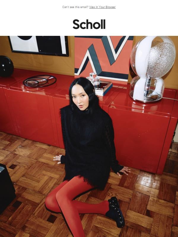 Seasonal looks in red and black