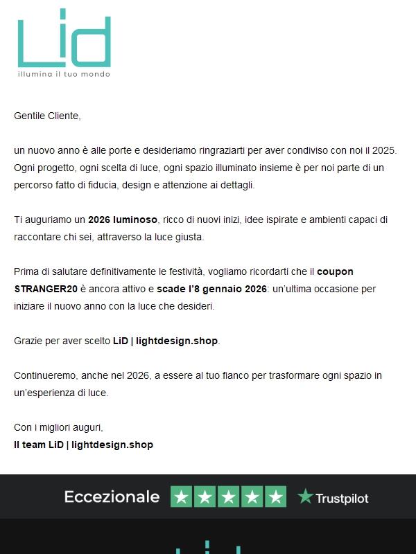 Buon 2026 da LiD ✨