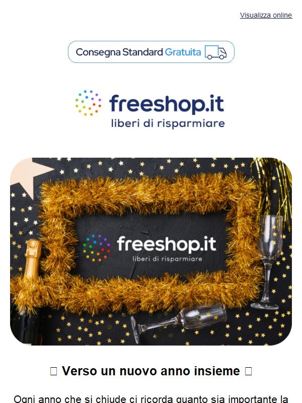 Buon fine anno da FreeShop 🥂