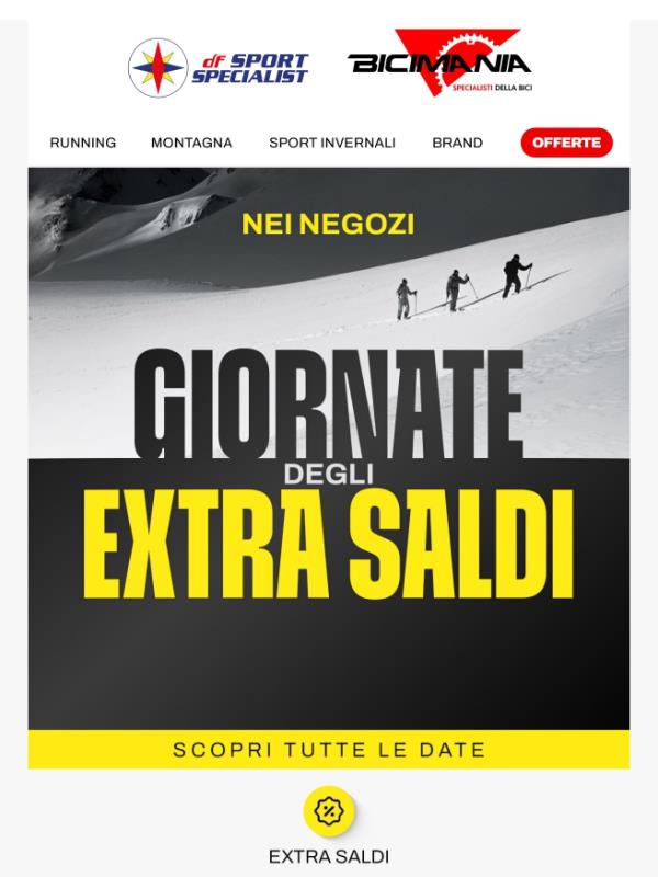 In negozio Extra 10% sui prodotti già scontati⛷️Scopri le date!
