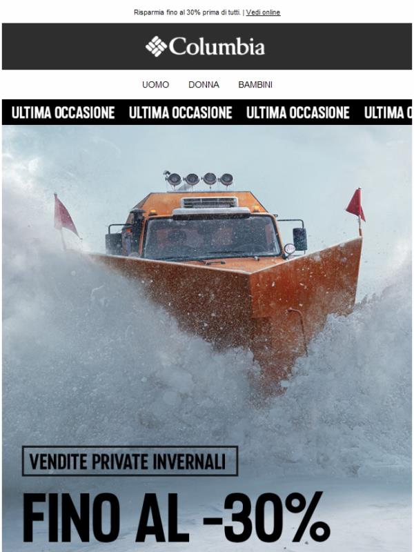 ⌛ Le vendite private stanno per finire!