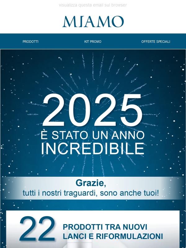 Grazie per questo 2025 🎉