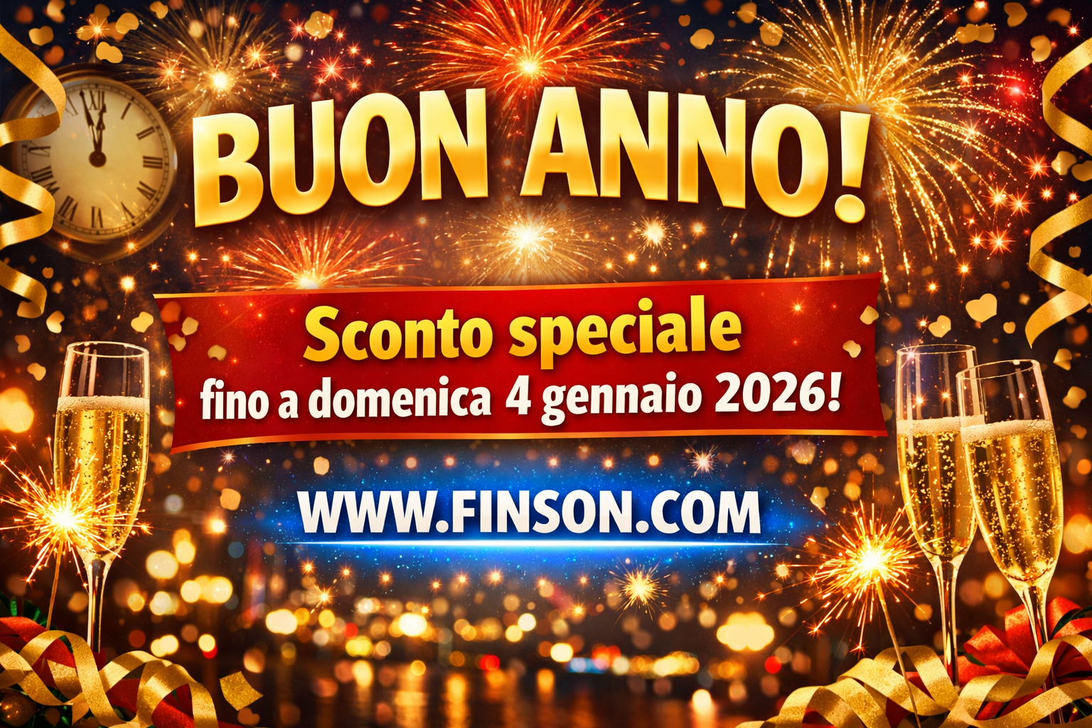 Sconto 20% fino a domenica 4 gennaio a mezzanotte