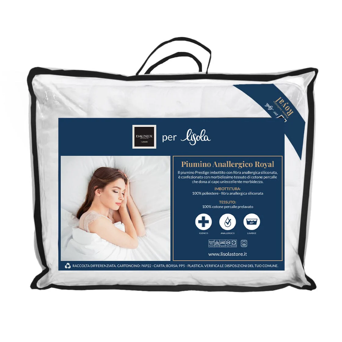 Image of Piumone in Fibra<br> Anallergica - <b>Royal