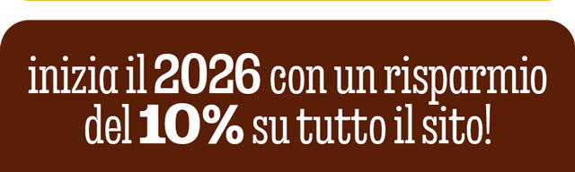 DEL 10% SU TUTTO IL SITO