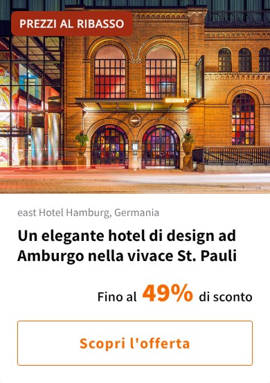 Un elegante hotel di design ad Amburgo nella vivace St. Pauli