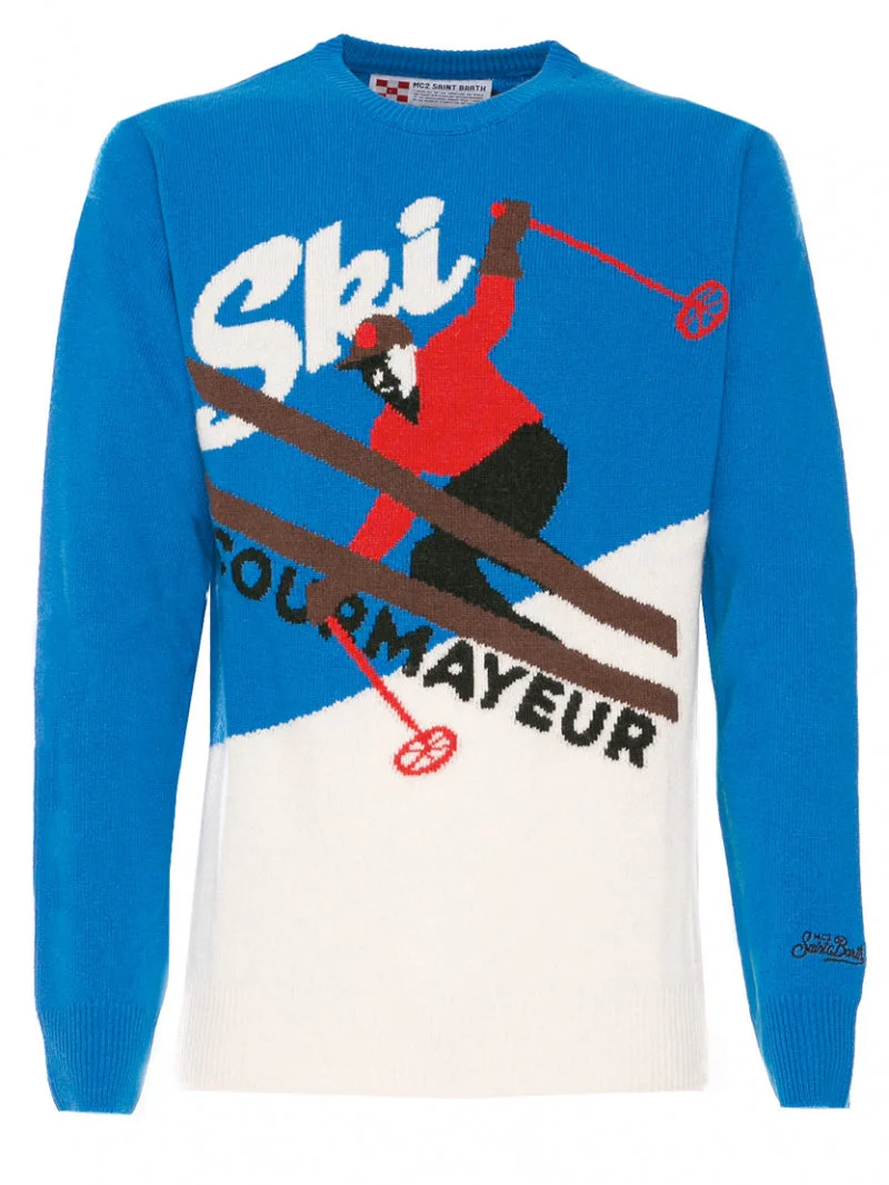 Maglia Saint Barth Courmayeur / Blu
