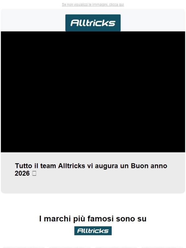 Alltricks vi augura un felice inizio d’anno !