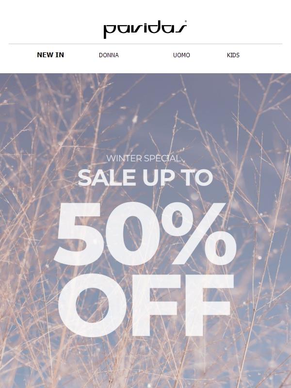 The SALES have begun: up to -50%