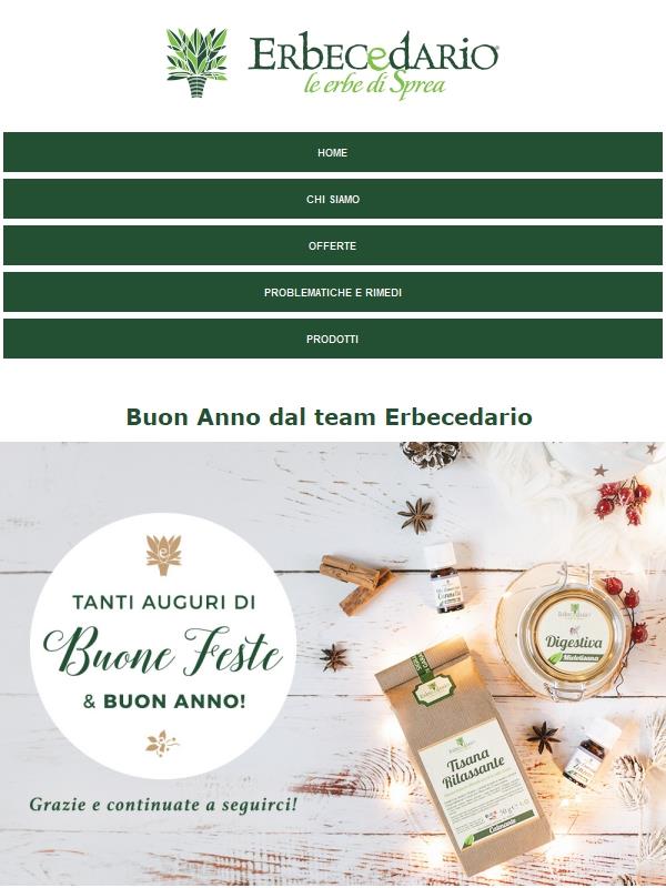 🎄 Buon Anno da Erbecedario, mettetevi comodi 📖