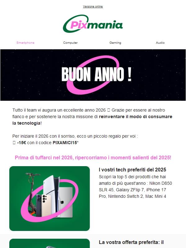 Un regalo per iniziare bene l'anno!