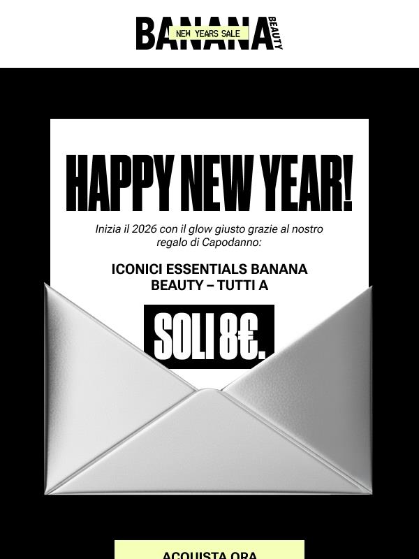 Un biglietto di auguri per il nuovo anno da parte nostra 🖤