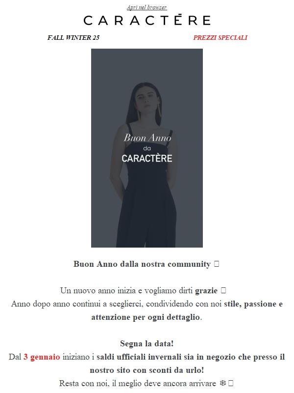 Buon anno da Caractère.